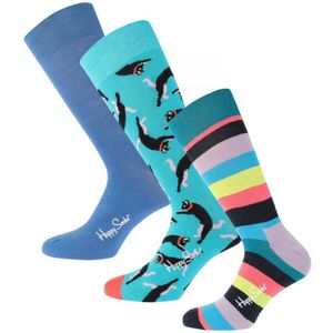 Heren Happy Socks 3 Pack Socks Gift Box Set in Multi colour