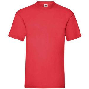 Fruit of the Loom Heren Valueweight T-Shirt (Rood)