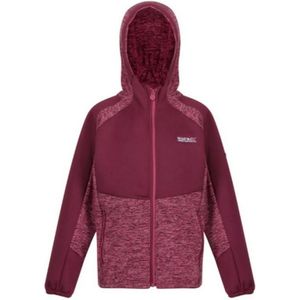 Regatta Childrens/Kids Dissolver VI Marl Fleece Full Zip Hoodie (Violet/Amarant Haze)