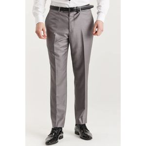 Pantalons - Grijs - Getailleerde Broek - Slim Formeel