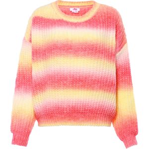 Mymo Jumper Dames ROZE GEEL VEELKLEURIG