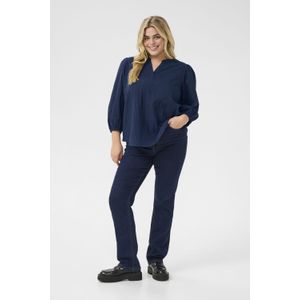Blouse met lange mouwen Regular fit Midnight Marine