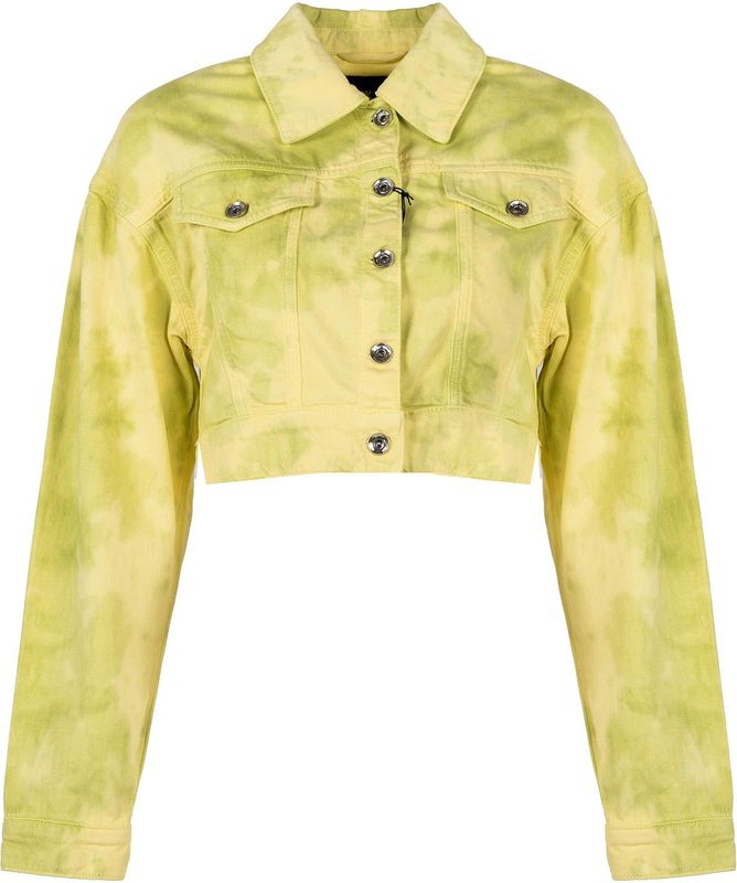 Patrizia Pepe - Veelzijdige Denimjas - Geel - Dames