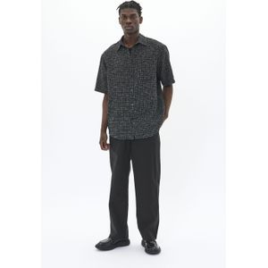 Korte Mouwen Shirt - Regular Fit - Zwart