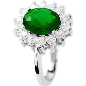 Ring ""Emerald"" zilveren sieraden 925 - Kate