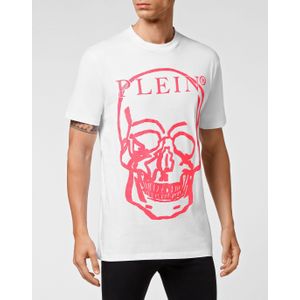 Philipp Plein - T-Shirt Ronde Hals Skull AND Plein - Zwart - Katoen
