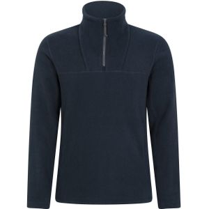 Mountain Warehouse Heren Cedar Half Zip Fleece Top (Blauw)
