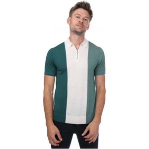 Heren Ted Baker Swansea Merino Wol Polo in Groen