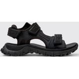Sandalen - Drift Trail - Effen - Velcro Sluiting - Glad Leer - Wide Fit