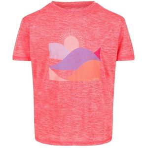 Regatta Kinder/Kids Alvarado VI Marl T-Shirt (Neon Peach)