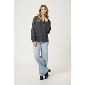 KAFFE - Calinda - Damesblouse - Elegant - V-hals met Borduursels