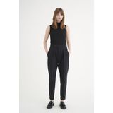 InWear - Zwarte Rollneck Top Silhouet - Dames - Katoen - Vesten