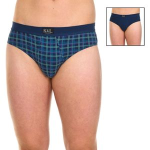 Pack-2 Basisslips ademende stof KL2008 man