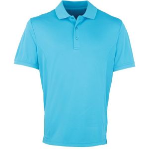 Premier Heren Coolchecker Pique korte mouw Polo T-Shirt (Turquoise)