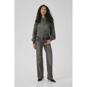 Leren jas MattyMW Loose fit dark grey