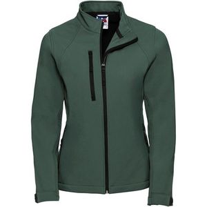 Russell Dames/Dames 3 Layer Soft Shell Jas (Fles groen)