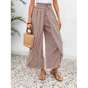 Geprinte Wijde Pantalons