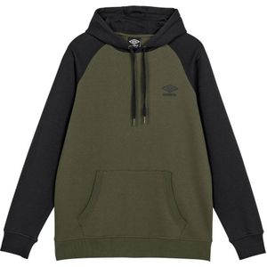 Umbro Heren Core Raglan Hoodie (Bosnacht/Zwart) - Maat XL