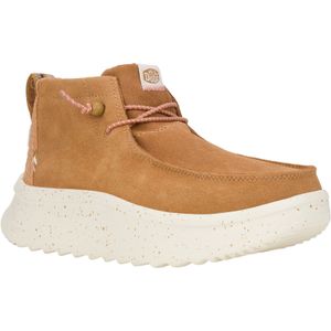 HEYDUDE Wendy Peak Hi Suede Dameslaarzen Chestnut