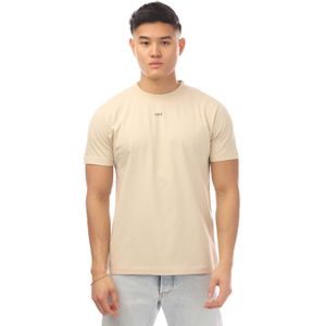Off White - Stamp Slim T-shirt - Beige - Heren