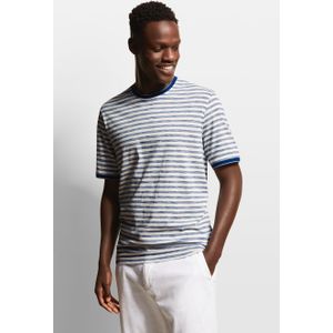 Bugatti Herren T-shirt met fineliner strepen