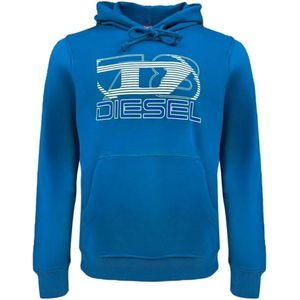 Diesel 78 logo blauwe hoodie