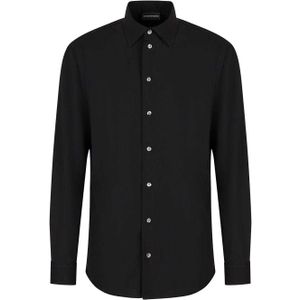 Emporio Armani Heren overhemd (Zwart)