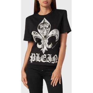 Philipp Plein - Padded Shoulder T-shirt Pure Fit - Zwart - Katoen
