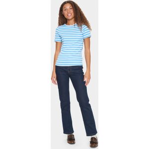 T-shirt Regular fit All Aboard White Stripe white blue