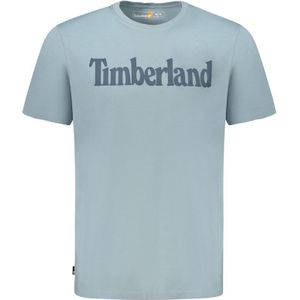 Timberland - Cotton T-Shirt - Lichtblauw - Heren