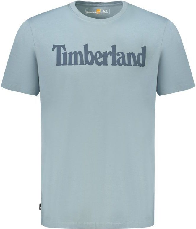Timberland - Cotton T-Shirt - Lichtblauw - Heren