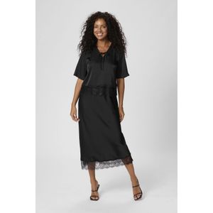 Blouse met korte mouwen KAhilda Loose fit black