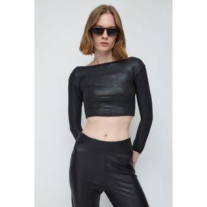 TopShiny - Achterloze Basis Crop Top