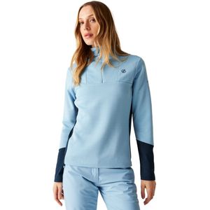 Dare 2B Dames/Dames Core Stretch Quarter Zip Midlayer (Gletsjermeer/Navy)