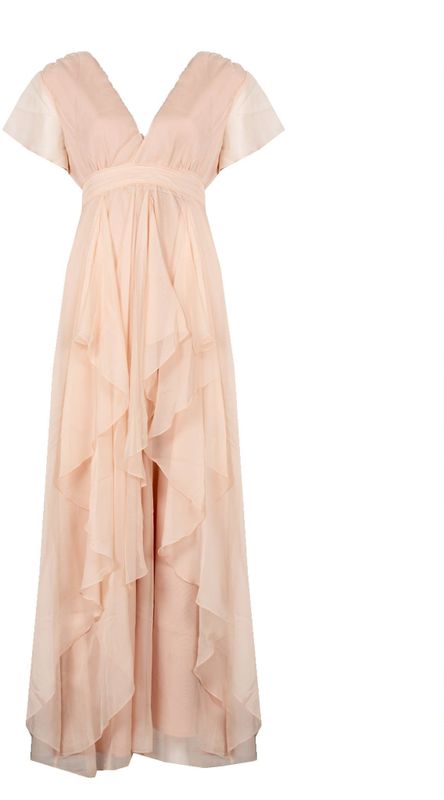 Liu Jo - Elegante Maxi Jurk - Roze - Dames - Polyester