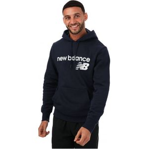 New Balance hoodie voor heren, marineblauw