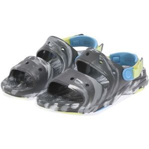 Boy's Crocs Juniors All Terrain Marbled Sandals in Grey