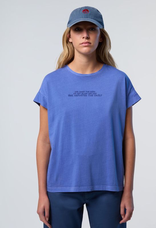 North Sails - T-shirt - Korte Mouwen - Wit - Katoen