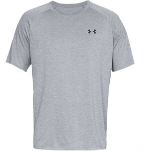 Under Armour Heren-Tech T-Shirt (Licht staal Heather/Zwart)