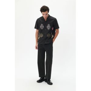 Korte mouwen shirt Regular fit black