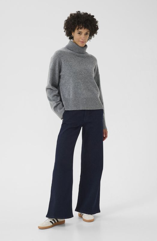 Pullover - CorinaPW - Grijs - Regular Fit