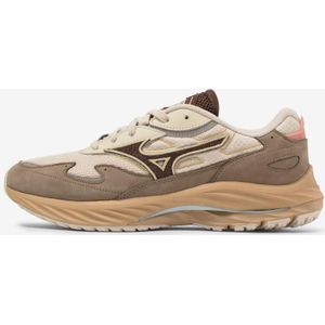 Mizuno Heren Wave Rider Beta Sportstyle Suede Trainers (Bruin)
