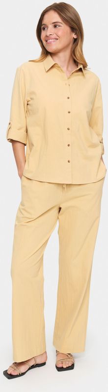 Saint Tropez - Zalinda SZ Shirt - Geel - Overhemden