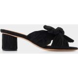 Loeffler Randall - Emilia - Muiltjes - Zwart - Leer, Hakhoogte 5 cm