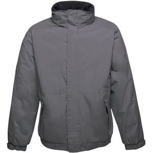 Regatta Heren Dover Waterdicht Windproof Jasje (Afdichting Grijs/Zwart) - Maat XL