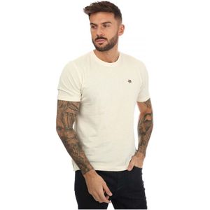 Ted Baker Oxford T-shirt Voor Heren, Ecru - Maat M