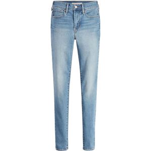 Levis Dames/Dames Rise Super Skinny Jeans (Lichtblauw)