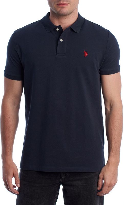 U.s. Polo Assn., Heren, Tops, Blauw, Maat: XL Katoen,