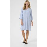 Milkboy - Straight Fit - Jurk - Blauw - Knie - 3/4 Mouwen