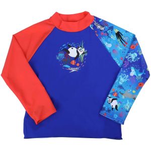 Speedo Rash Top met lange mouwen voor kinderen/Kinderen (Blauw)